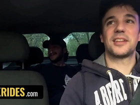 Hot driver jonas matt agrees to give chiwi black a ride if he gives him his asshole - dick rides